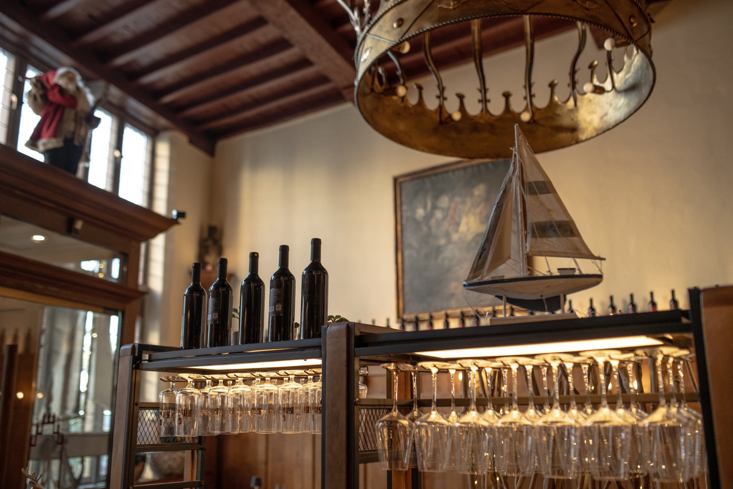 Restaurantambiente im Haus Perdika